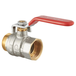 Zawór kurek kulowy 1/2 cale rączka z DŁAWICĄ MOCNY