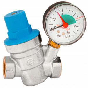 REDUKTOR CIŚNIENIA WODY Z MANOMETREM 1/2" CALA DN15