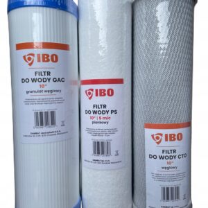 Zestaw Filtrów do wody, Filtr Piankowy, Filtr CTO, Filtr GAC