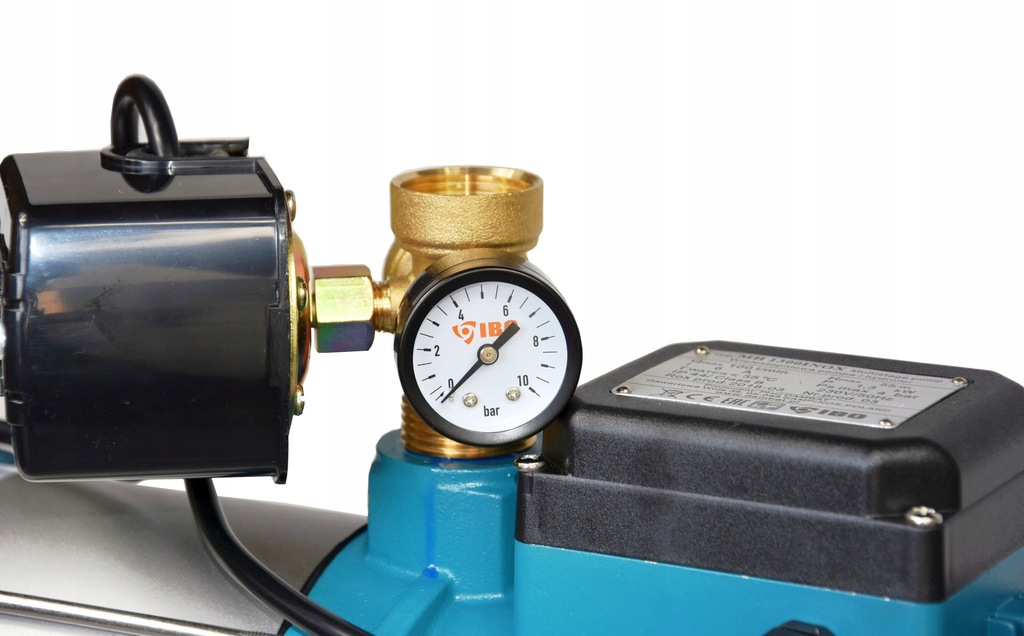 Pompa hydroforowa powierzchniowa do podlewania ssąca MH 1300 INOX osprzętem - obrazek 2
