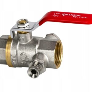 ZAWÓR KUREK KULOWY 3/4 cala DN20 z odpowietrzeniem Diamond