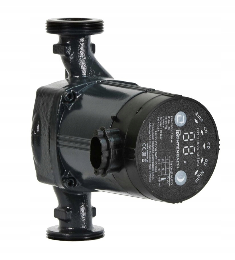POMPA CO ROHTENBACH IBO EHI 25/60 130 mm ZE ŚRUBUNKAMI ELEKTRONIK KRÓTKA