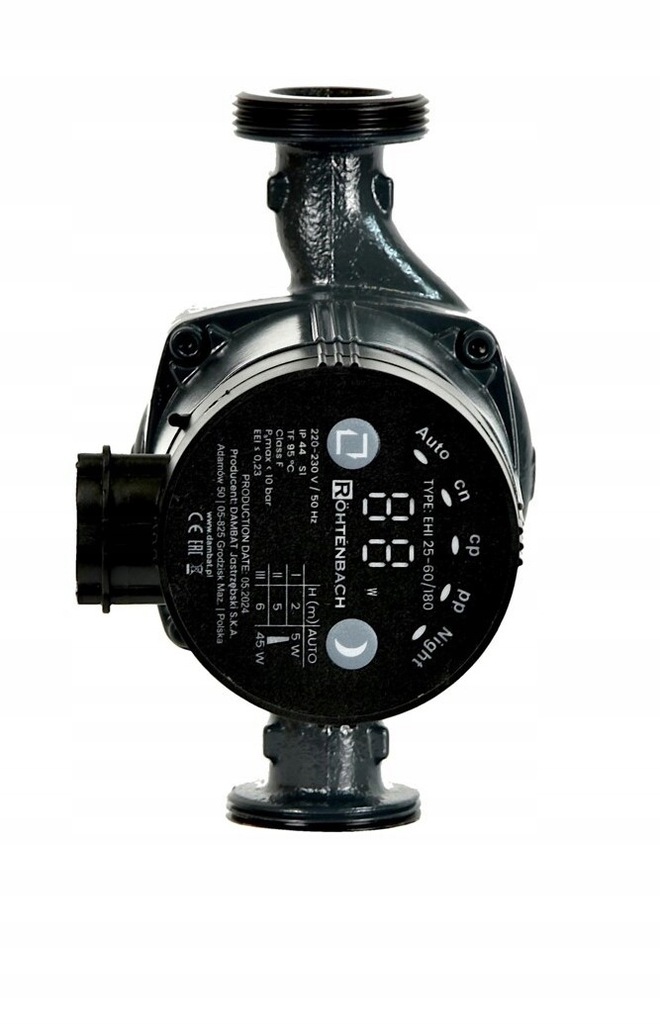 POMPA CO ROHTENBACH IBO EHI 25/60 130 mm ZE ŚRUBUNKAMI ELEKTRONIK KRÓTKA - obrazek 3